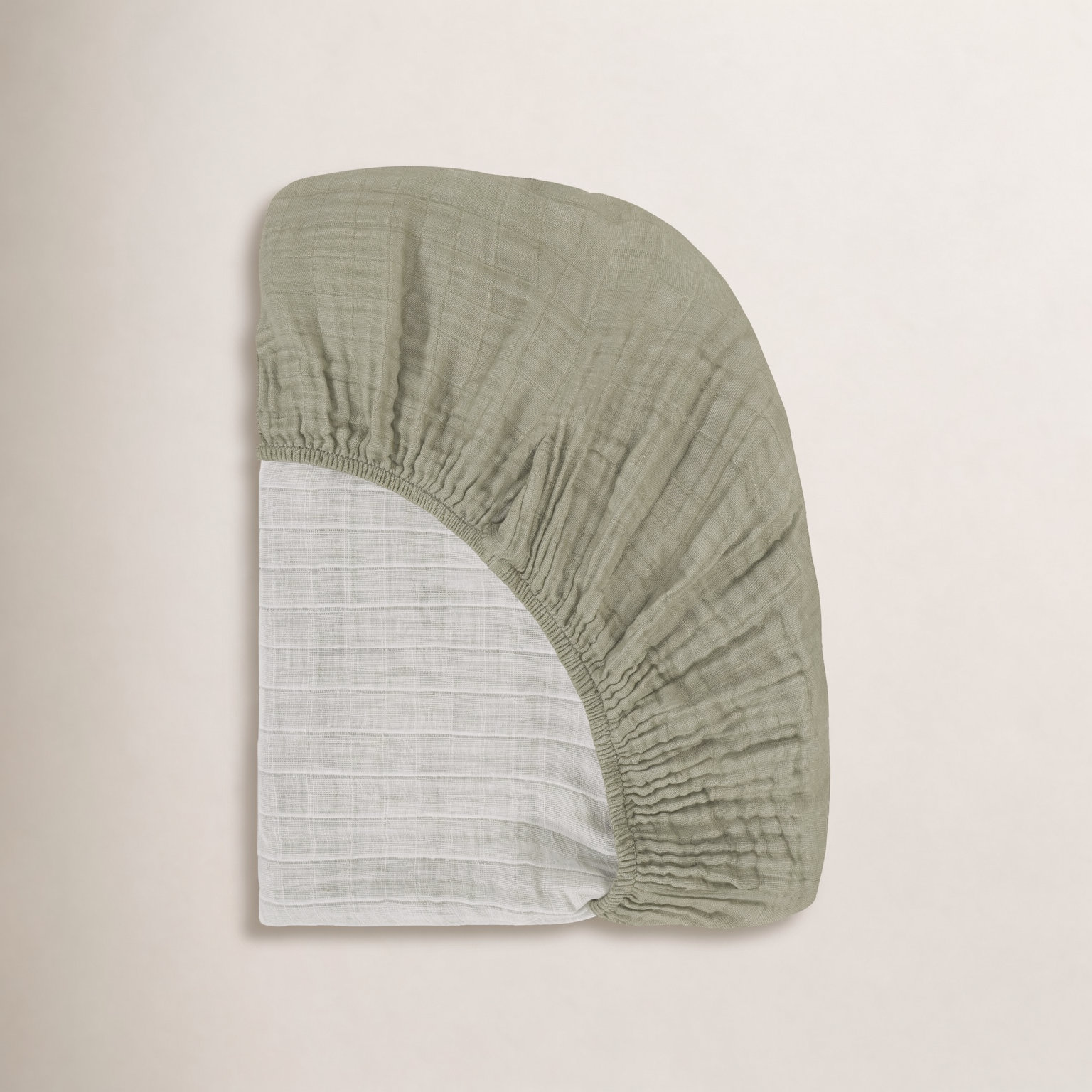 Matcha Muslin Crib Sheet