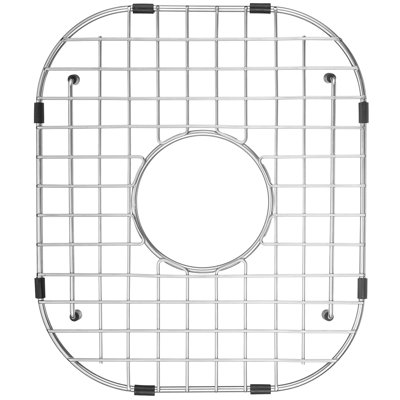 Grille d'évier en acier inoxydable 11,93 po x 14,25 po