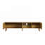 Console en bois avec 2 armoires, tablette