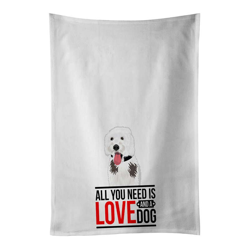 Ensemble de 2 serviettes de cuisine Doodle