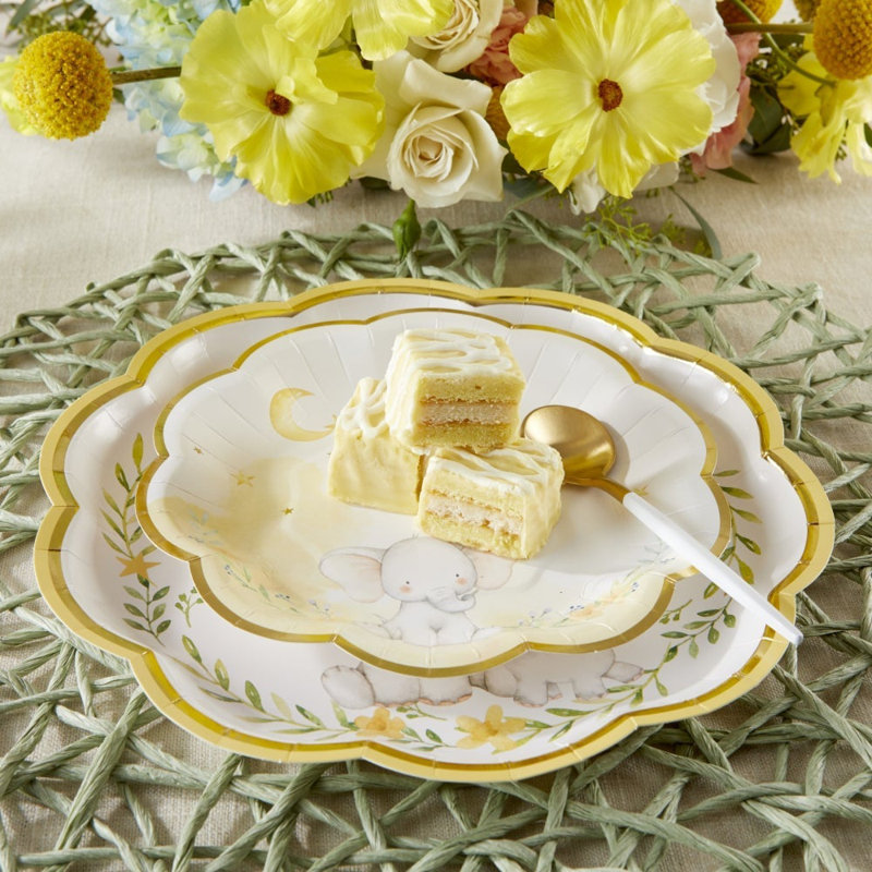 Assiette plate en papier 25 pièces