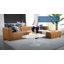 Bartlett 127.5" Wide Faux leather Reversible Modular Corner Sectional