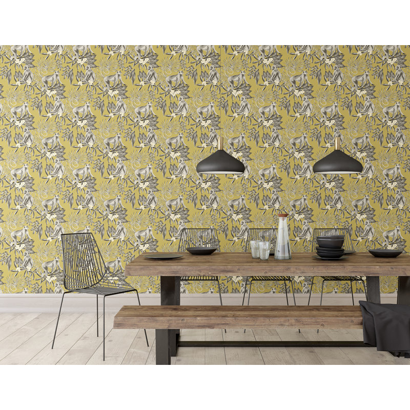 Floral Roll, Yellow