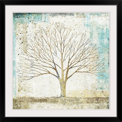 «Solitaire Tree Collage», reproduction d'art graphique Aniel