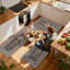 Tapis de cuisine antidérapant lavable à la machine-1664216486