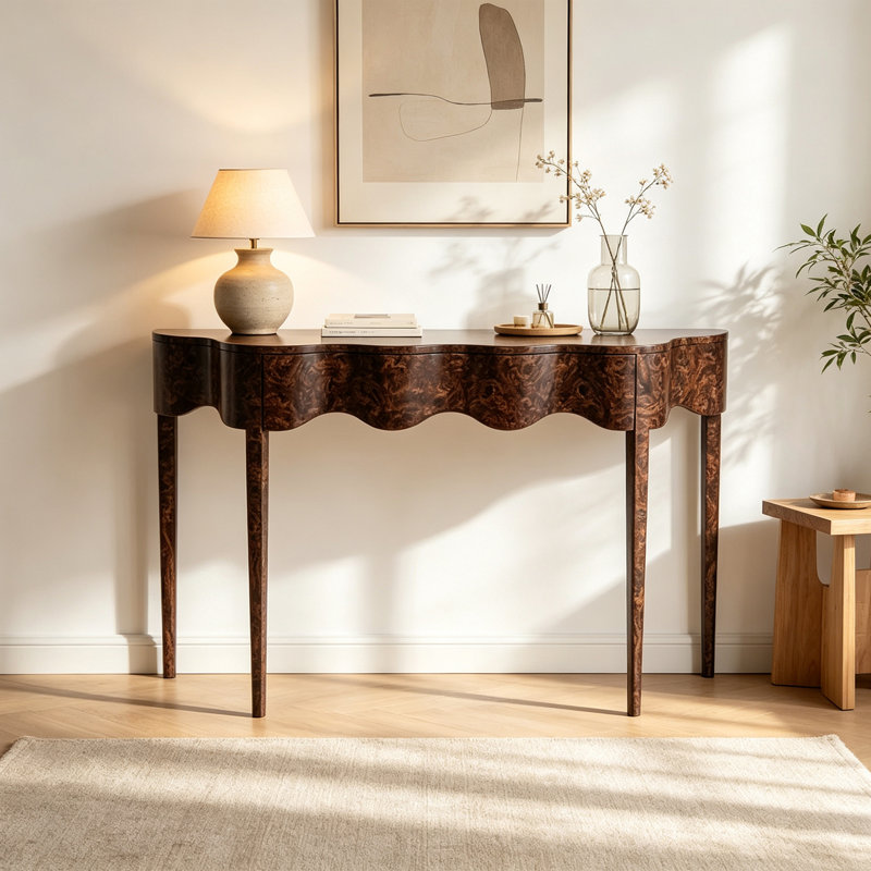 Console de style rétro, H 31,5 po x l 47,2 po x P 11,8 po