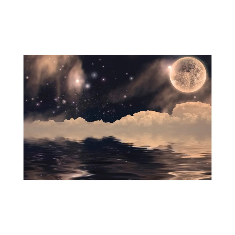 Fanastic Moon Landscape by Bruce Rolff - Wrapped Canvas Print, 66.04 cm H x 45.72 cm W x 3.175 cm D