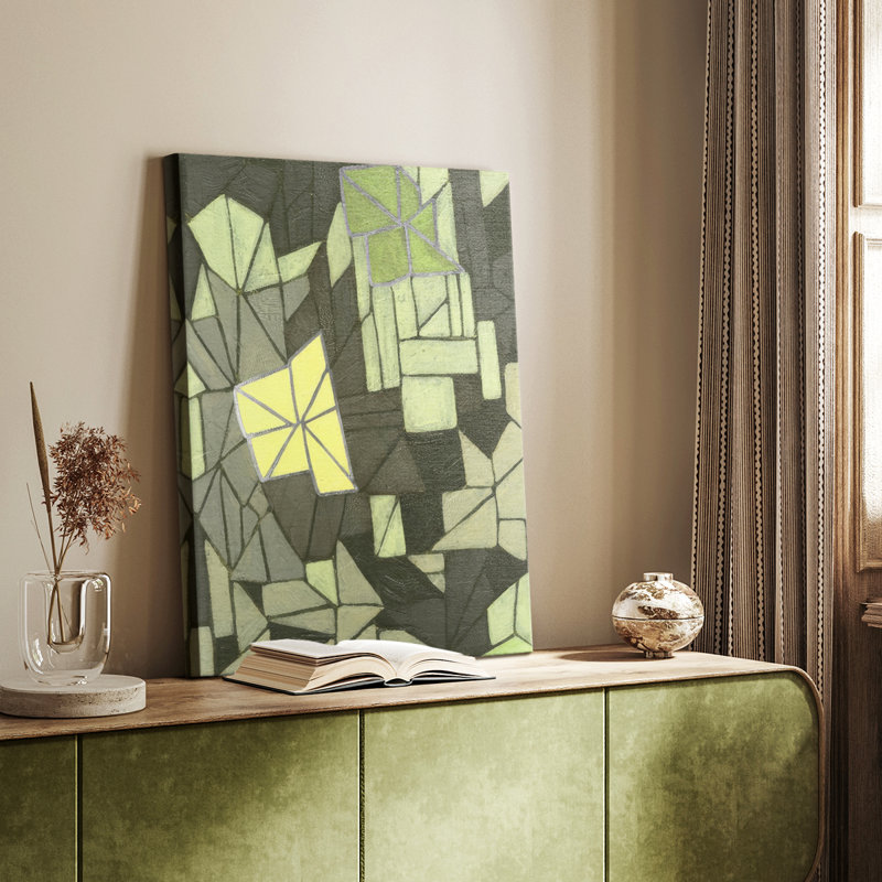 Cubisme prisme I - galerie Cavas sur mesure, H 18 po x l 12 po