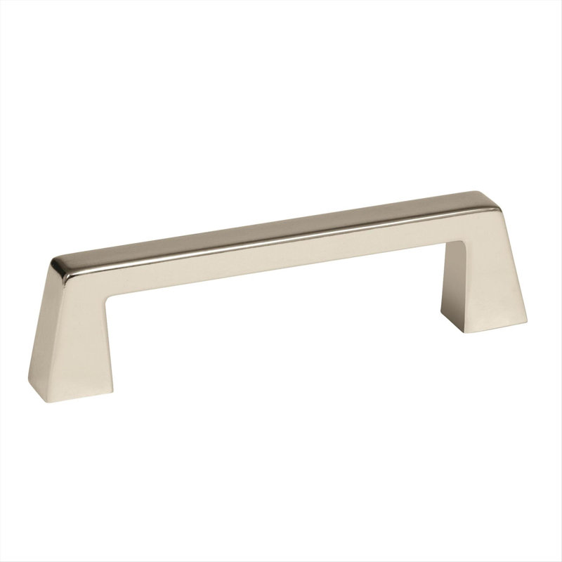 Poignée d'armoire en nickel poli d'un centre à l'autre de 3-3 / 4 po (96 mm) Blackrock, Nickel poli, 3 3/4"