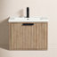 Anelie 24" Wall-Mounted Single Bathroom Vanity Set-2057562285-2131191435