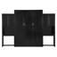 Grand lit escamotable avec bureau, coiffeuse et armoires