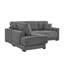 Canapé modulaire réversible en L 93 po-697624583