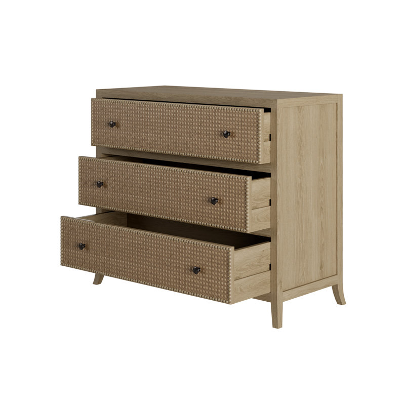 Tex 98 cm W Chest of 3 Drawers