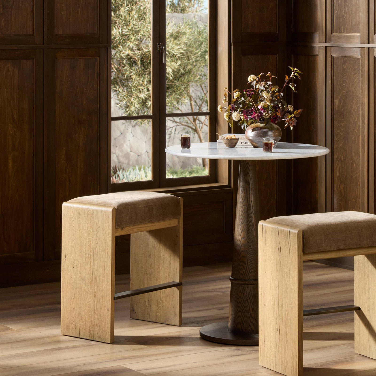 Amidala " Bar Stool, Altair Mushroom, Counter Stool (27" Seat Height)