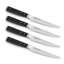 KitchenAid® Gourmet 4-Piece Forged Triple Rivet Steak Knife Set, Black