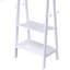 Portemanteau sur pied 59 po, finition blanche