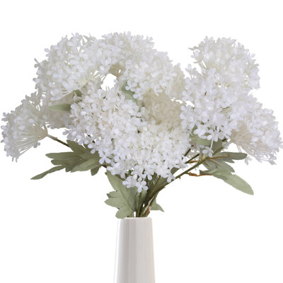 3 pièces de fleurs artificielles d'hortensia Viburnum