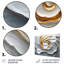 Ensemble de salon art mural blanc et or Dance of Joy I - Abstract Spirals-107186768-107186767