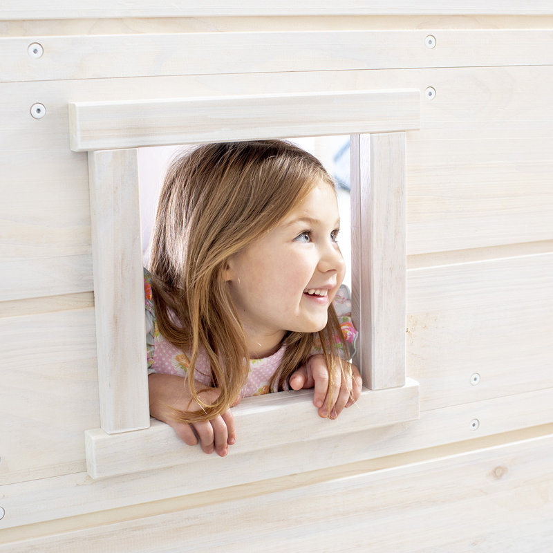Purdy Hill Twin Low Loft Bed with Shelves | Harriet Bee