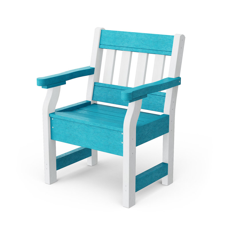 Chaise de jardin Heritage, Bleu Aruba / blanc