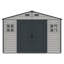 10 ft. 6 in. W x 8 ft. D Plastic Storage Shed