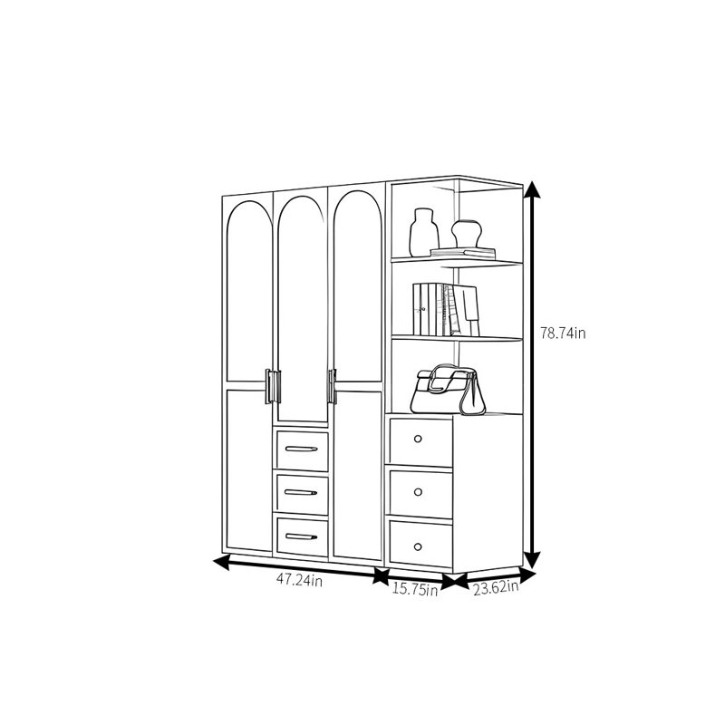 Simple And Light Luxury High End Wardrobe