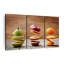Tranches de fruits - 3 impressions sur toile tendue-92829252