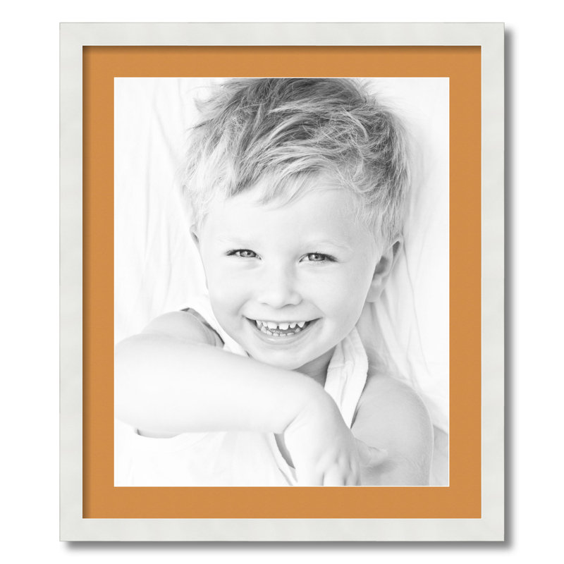 Cadre pour photo simple 18 po x 22 po en bois mat, Ambre