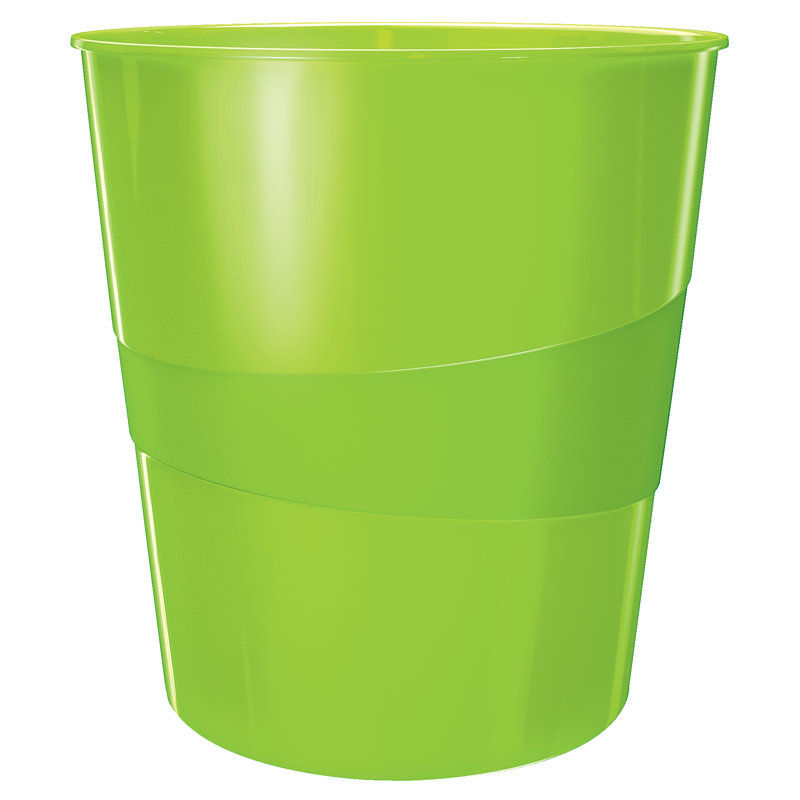 15 Litre Waste Basket, Green
