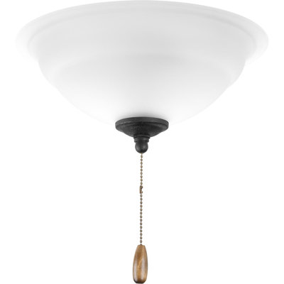 Balbo 12'' 2 - Light Bowl Ceiling Fan Light Kit