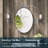 Juriana Metal Shatterproof Modern Flat Oval Vanity Decorative Wall Mirror-1072711937-1072711938