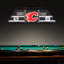 Luminaire pour table de billard Calgary Flames