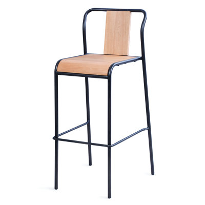 Bridges Solid Wood Bar Stool