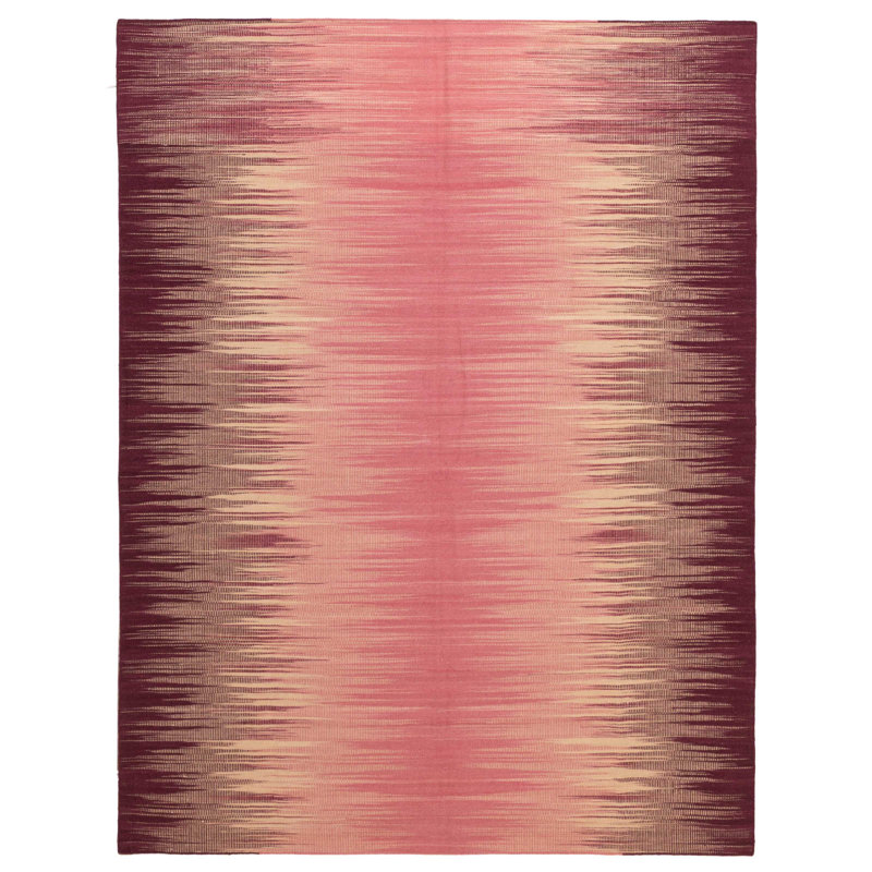 Bourgogne Baek, kilim rose 7 pi 0 po x 9 pi 2 po