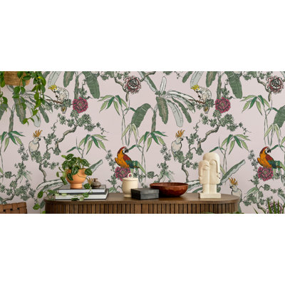 Papier peint botanique tropical