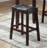 3-Piece Counter Height Marble Breakfast Table With Stools