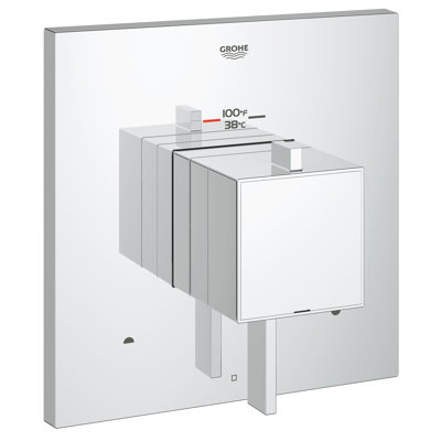 Grohflex Square Dual Function Thermostatic Faucet Trim