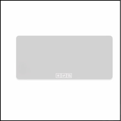 28*60In Corrosion-Resistant LED Bathroom Mirror With Three-Color Dimmable Backlight And One-Touch Demist Function