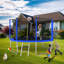 Trampoline 12 pi pour enfants et adultes avec panier et ballon de basketball-119337494