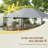 Gazebo Canopy Replacement, Outdoor Gazebo Cover Top Roof Replacement With Vents And Drain Holes, (TOP COVER ONLY)-114653742