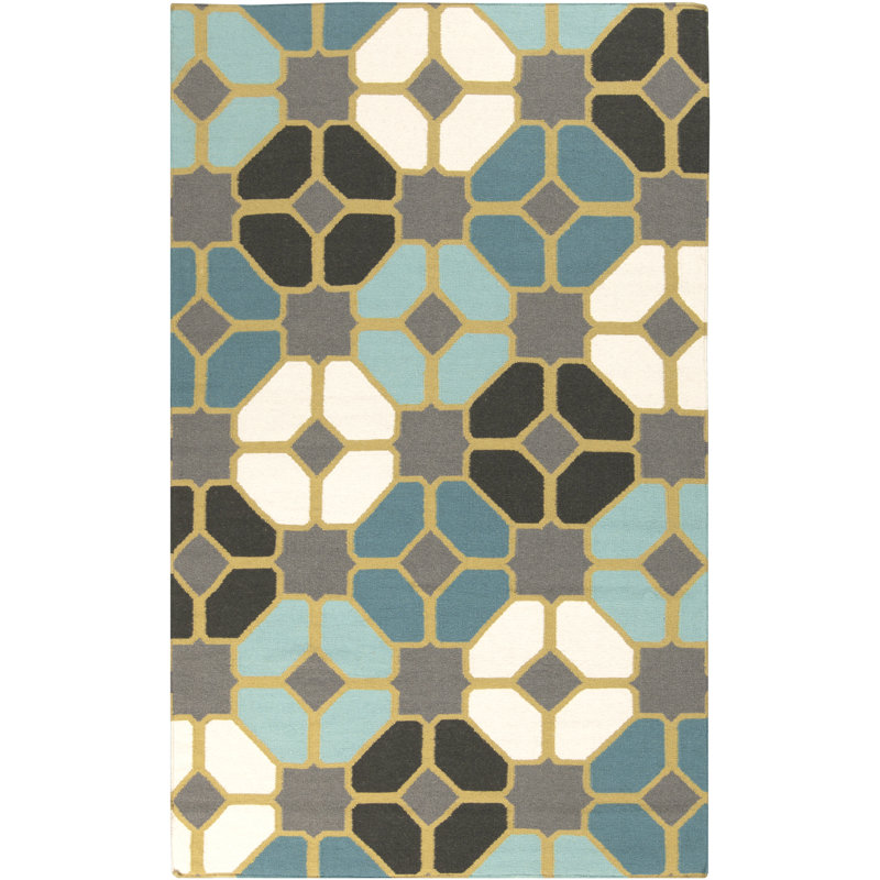 Litchfield Flatweave Wool Geometric Indoor Rug, Rectangle 2' x 3'