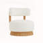 Fauteuil de style campagne moderne sans accoudoirs l 27,5 po-857390848