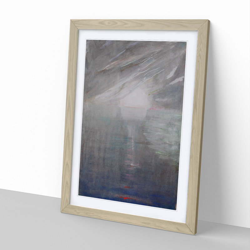 Creation of the World Vol.12 by Mikalojus Konstantinas - Picture Frame Painting, 65cm H x 48cm W x 2cm D, Oak Framed