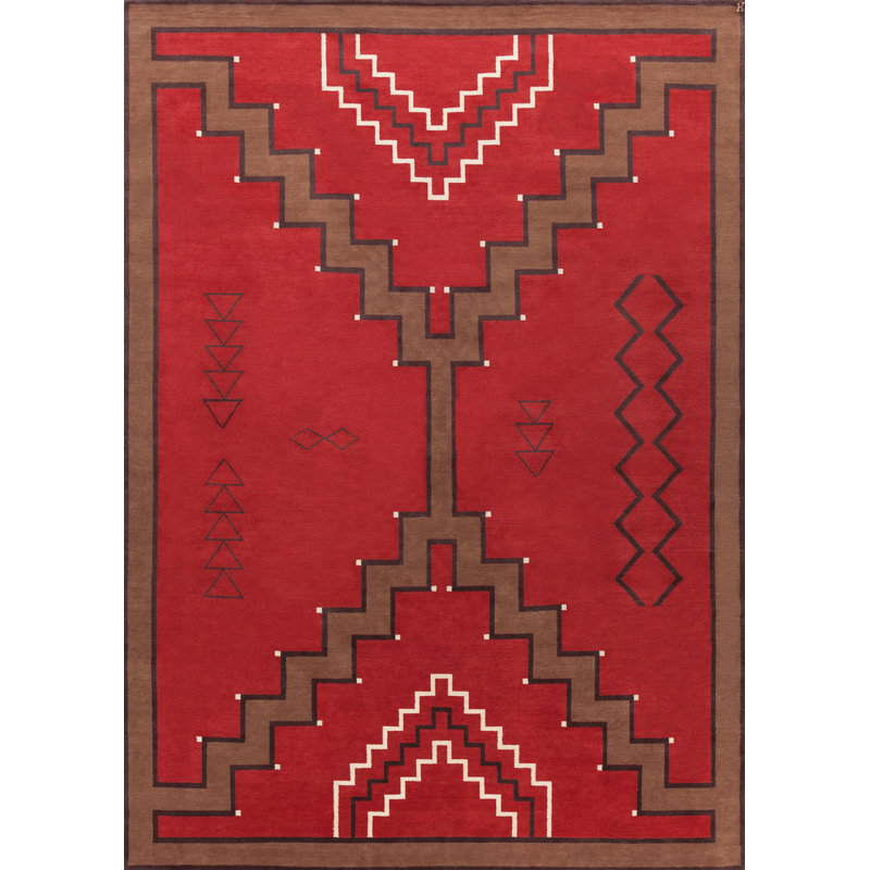 Mesa Wool Southwestern Area Rug, Rectangle 10' x 14'
