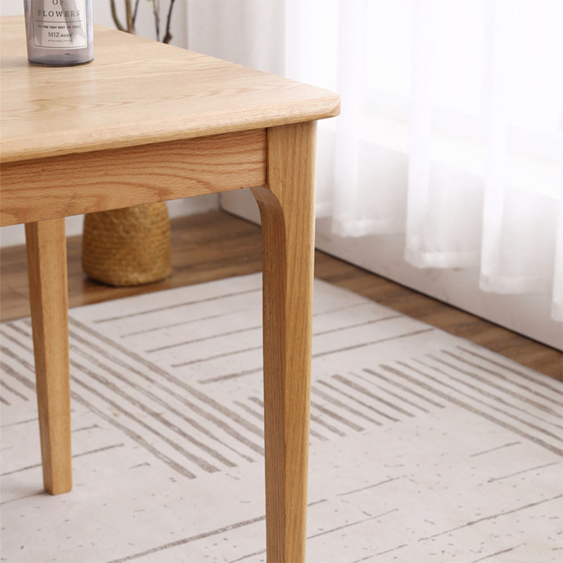 Brodhi All solid wood dining table, Brown Wood