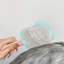 Brosse de massage pour animal de compagnie, bleu clair, 7,48 x 3,54 x 0,39 pouces-131216282