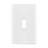 Enerlites Screwless Toggle One-Gang Wall Plate - Black-92557692
