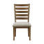 Ensemble de chaises d'appoint de style traditionnel cerisier 2 pièces