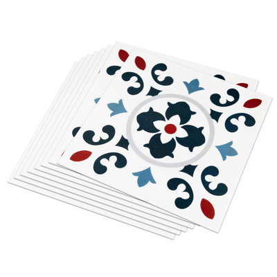 12 In. X 12 In. Vinyl Peel And Stick Backsplash, Floor And Wall Tile For Bathroom, Multi-colored (30 Sq. Ft.)