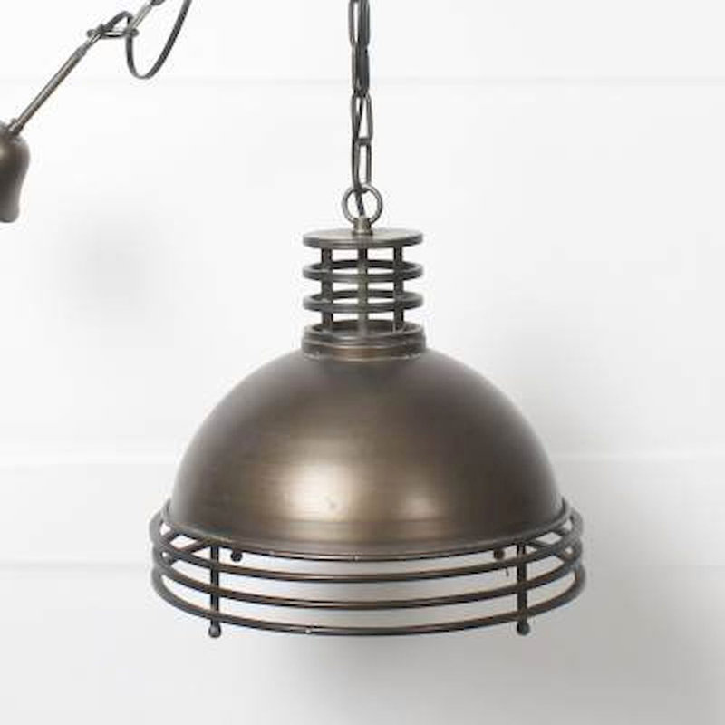 Luminaire suspendu dôme 1 lumières unique Matos